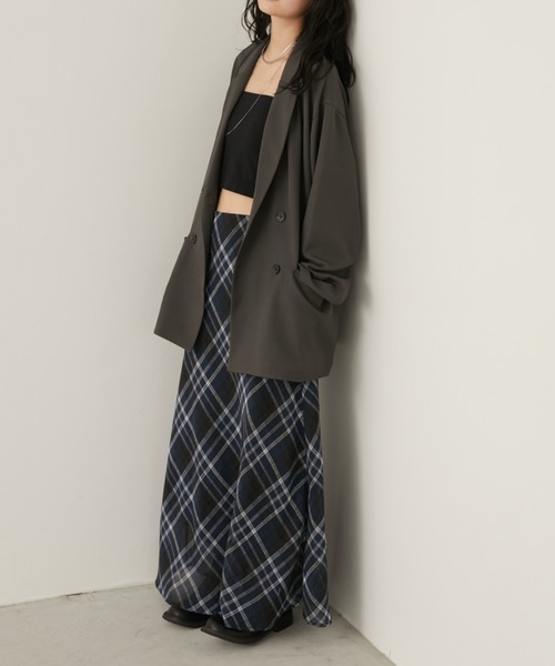 Aunt Marie's（アントマリーズ）の「バックスリットダブルボタンテーラードジャケット（テーラードジャケット・レディース・ブラウン/グレー/ブラック・FREE）」の20枚目の写真