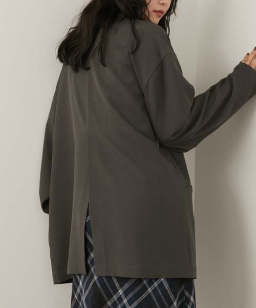 Aunt Marie's（アントマリーズ）の「バックスリットダブルボタンテーラードジャケット（テーラードジャケット・レディース・ブラウン/グレー/ブラック・FREE）」の15枚目の写真