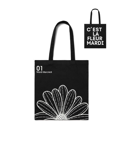 CANVAS BAG FLOWER（エコバッグ/サブバッグ）｜Mardi Mercredi