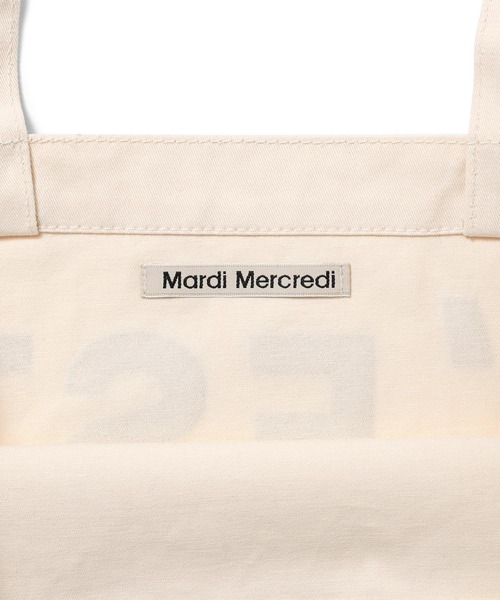 Mardi Mercredi（マルディメクルディ）の「CANVAS BAG FLOWER / キャンバス バッグ フラワー（エコバッグ/サブバッグ・レディース・ブラック/アイボリー/ブルー/グリーン/ピンク・FREE）」の8枚目の写真