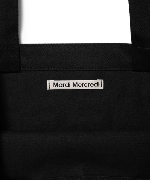 Mardi Mercredi（マルディメクルディ）の「CANVAS BAG FLOWER / キャンバス バッグ フラワー（エコバッグ/サブバッグ・レディース・ブラック/アイボリー/ブルー/グリーン/ピンク・FREE）」の14枚目の写真