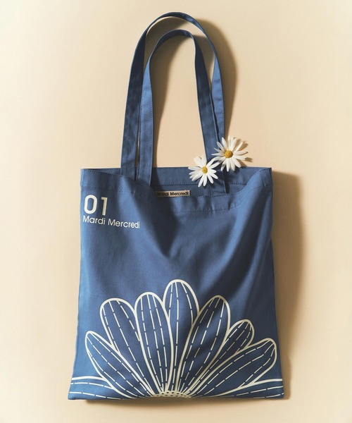 CANVAS BAG FLOWER（エコバッグ/サブバッグ）｜Mardi Mercredi