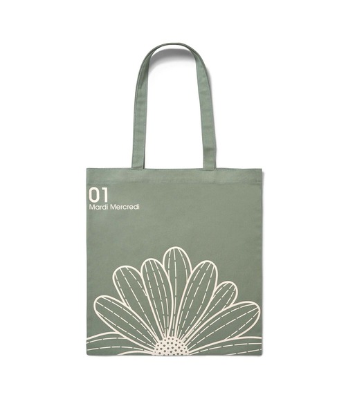 CANVAS BAG FLOWER（エコバッグ/サブバッグ）｜Mardi Mercredi