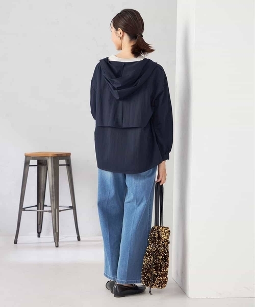 a.v.v（アーヴェヴェ）の「バックフレアシアーパーカー（パーカー・レディース・ネイビー/ブラウン/グレー系その他・40/38/36）」の12枚目の写真