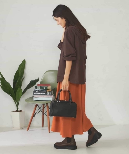 a.v.v（アーヴェヴェ）の「バックフレアシアーパーカー（パーカー・レディース・ネイビー/ブラウン/グレー系その他・40/38/36）」の21枚目の写真