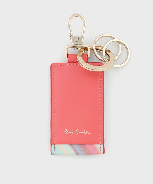 Paul Smith（ポールスミス）の「スプレースワールトリム キーホルダー /　555410 W730（キーホルダー・レディース・サックスブルー/アイボリー/ブラック/コーラル・FREE）」の4枚目の写真
