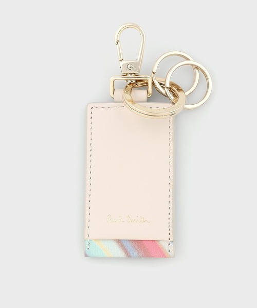 Paul Smith（ポールスミス）の「スプレースワールトリム キーホルダー /　555410 W730（キーホルダー・レディース・サックスブルー/アイボリー/ブラック/コーラル・FREE）」の2枚目の写真
