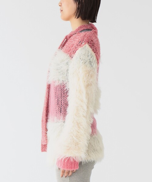 maturely（マチュアリー）の「【2/5再値下げ】maturely / スリーヤーン ボウタイ ロングスリーブ（ニット/セーター・レディース・ピンク/グリーン・ONE SIZE）」の13枚目の写真