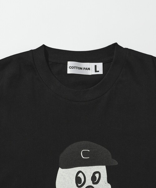 cotton pan（コットンパン）の「COTTON PAN/コットンパン キャスパー フロントプリントTシャツ / CP25SS-FH004（Tシャツ/カットソー・メンズ・ブラック/ホワイト・M/L）」の15枚目の写真