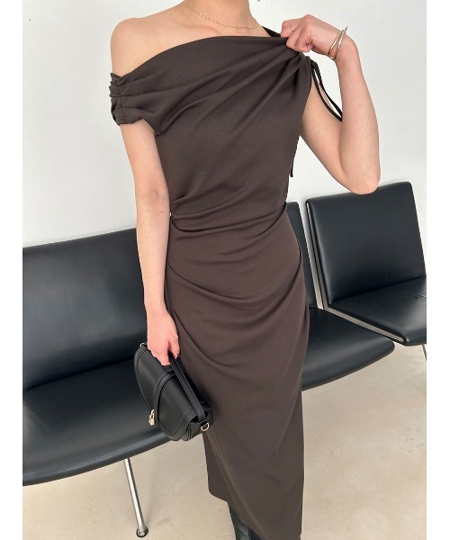 スナイデル 今期最新ドレープカットワンピース snidel SNIDEL｜ドレープカットワンピース | Rakuten Fashion(楽天