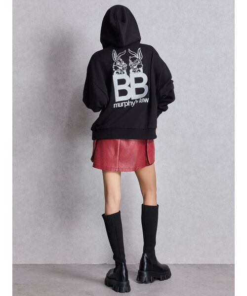 GYDA(ジェイダ)の「【WEB限定】Murphy’s BUNNYスウェットパーカー(パーカー・レディース・オフホワイト/ネイビー/ブラック・FREE)」の21枚目の写真