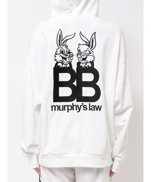 GYDA(ジェイダ)の「【WEB限定】Murphy’s BUNNYスウェットパーカー(パーカー・レディース・オフホワイト/ネイビー/ブラック・FREE)」の9枚目の写真