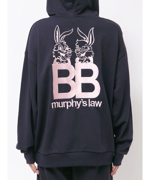 GYDA(ジェイダ)の「【WEB限定】Murphy’s BUNNYスウェットパーカー(パーカー・レディース・オフホワイト/ネイビー/ブラック・FREE)」の8枚目の写真