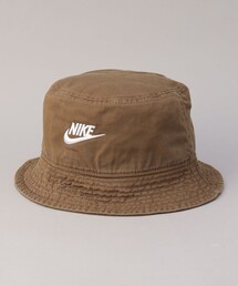 Nike ブラウンメッシュハット ナイキ エイペックス フューチュラ ウォッシュ加工 バケット
