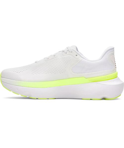 UNDER ARMOUR（アンダーアーマー）の「UAインフィニットプロ2（ランニング/レディース）（スニーカー・レディース・ホワイト×ネイビー・25.5cm/25.0cm/24.0cm/24.5cm/26.0cm/23.5cm）」の2枚目の写真