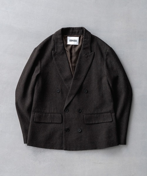 Tweed double tailored jacket / ツイードダブルテーラードジャケット