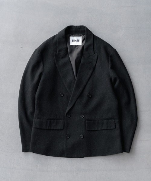 Tweed double tailored jacket / ツイードダブルテーラードジャケット