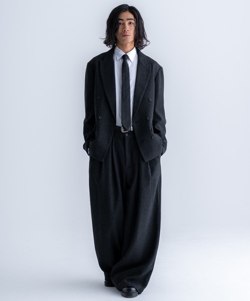 Tweed double tailored jacket / ツイードダブルテーラードジャケット