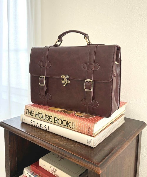 F i.n.t（フィント）の「【500mlペットボトル収納可】ミニサッチェルショルダーバッグ/fint フィント（ショルダーバッグ・レディース・ブルーグリーン/レッド/ブラウン・FREE）」の19枚目の写真