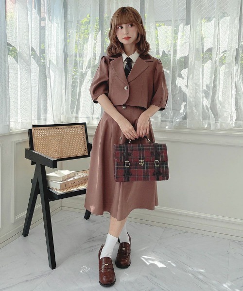 F i.n.t（フィント）の「【500mlペットボトル収納可】ミニサッチェルショルダーバッグ/fint フィント（ショルダーバッグ・レディース・ブルーグリーン/レッド/ブラウン・FREE）」の9枚目の写真