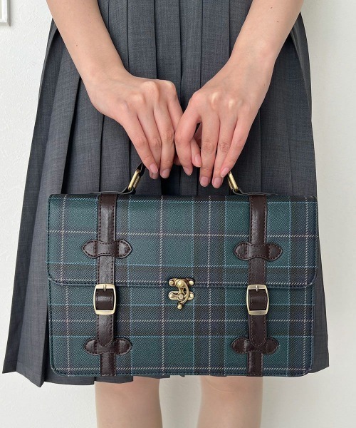 F i.n.t（フィント）の「【500mlペットボトル収納可】ミニサッチェルショルダーバッグ/fint フィント（ショルダーバッグ・レディース・ブルーグリーン/レッド/ブラウン・FREE）」の11枚目の写真