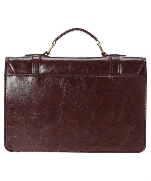 F i.n.t（フィント）の「【500mlペットボトル収納可】ミニサッチェルショルダーバッグ/fint フィント（ショルダーバッグ・レディース・ブルーグリーン/レッド/ブラウン・FREE）」の5枚目の写真