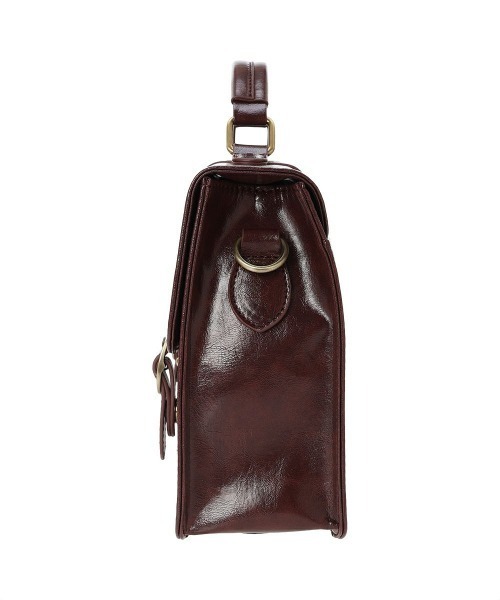 F i.n.t（フィント）の「【500mlペットボトル収納可】ミニサッチェルショルダーバッグ/fint フィント（ショルダーバッグ・レディース・ブルーグリーン/レッド/ブラウン・FREE）」の6枚目の写真