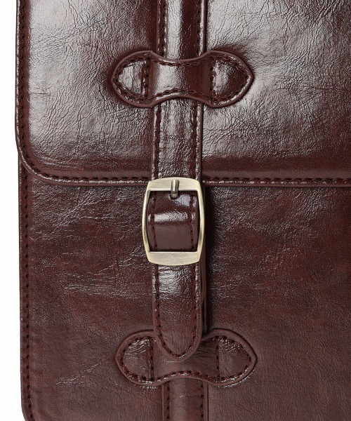 F i.n.t（フィント）の「【500mlペットボトル収納可】ミニサッチェルショルダーバッグ/fint フィント（ショルダーバッグ・レディース・ブルーグリーン/レッド/ブラウン・FREE）」の7枚目の写真