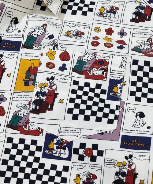 Revo.（レボ）の「Revo./レヴォ　アメコミパターン LSシャツ（シャツ/ブラウス・メンズ・その他1/その他2・LARGE/MEDIUM）」の4枚目の写真