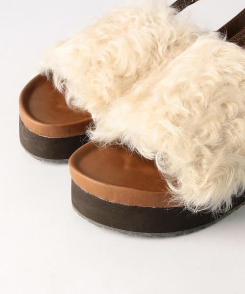 Another Edition（アナザーエディション）の「ファーサンダル/AE FUR SNDL◆（サンダル・レディース・グレー/ナチュラル・MEDIUM/SMALL/LARGE）」の6枚目の写真