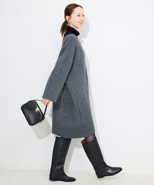 追加》ウォッシャブルファーリーミニワンピース（ワンピース）｜SLOBE