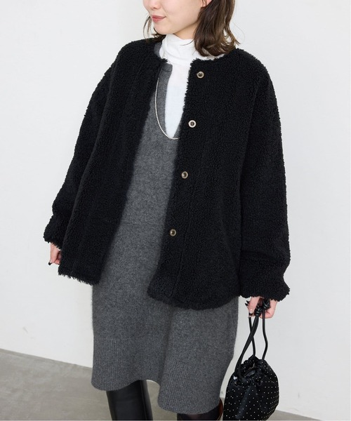 追加》ウォッシャブルファーリーミニワンピース（ワンピース）｜SLOBE