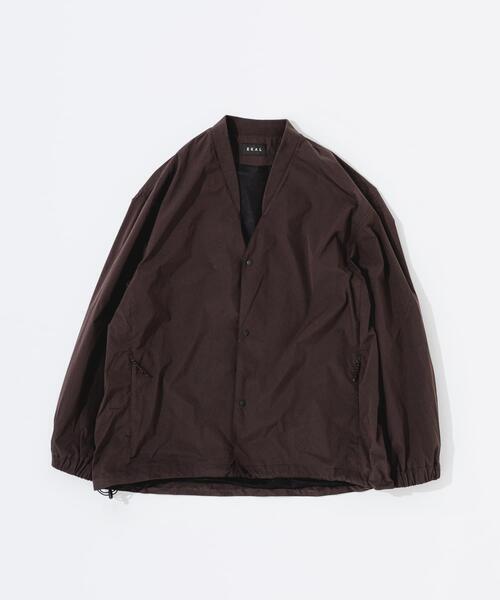 EKAL(エカル)の「『UR TECH』 MoLightカーディガン(カーディガン/ボレロ・メンズ・ブラック/ブラウン・LARGE/MEDIUM)」の1枚目の写真