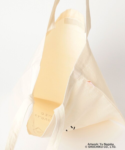BEAMS JAPAN(ビームス ジャパン)の「小津安二郎監督 / イラストトートバッグ(トートバッグ・レディース・オフホワイト/チャコールグレー・ONE SIZE)」の5枚目の写真