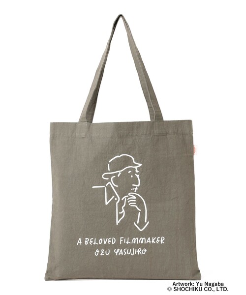 BEAMS JAPAN(ビームス ジャパン)の「小津安二郎監督 / イラストトートバッグ(トートバッグ・レディース・オフホワイト/チャコールグレー・ONE SIZE)」の10枚目の写真