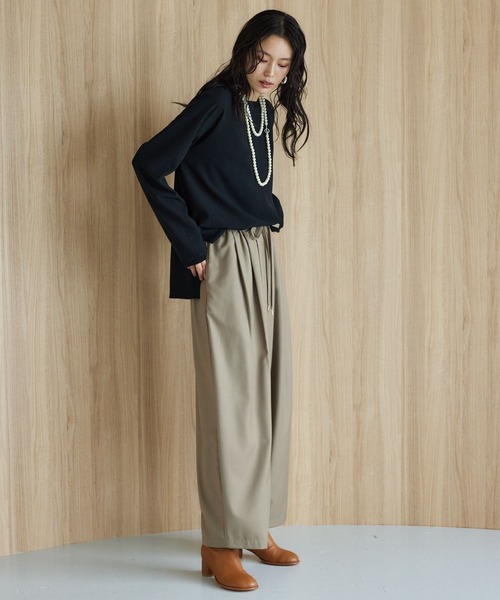 Mazell（マゼル）の「Mazell / ラウンドトゥヒールブーツ（ブーツ・レディース・ブラック/キャメル・S/LL/L/M）」の18枚目の写真