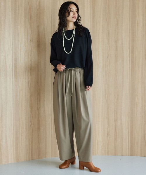 Mazell（マゼル）の「Mazell / ラウンドトゥヒールブーツ（ブーツ・レディース・ブラック/キャメル・S/LL/L/M）」の17枚目の写真