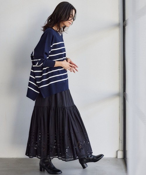 Mazell（マゼル）の「Mazell / ラウンドトゥヒールブーツ（ブーツ・レディース・ブラック/キャメル・S/LL/L/M）」の16枚目の写真