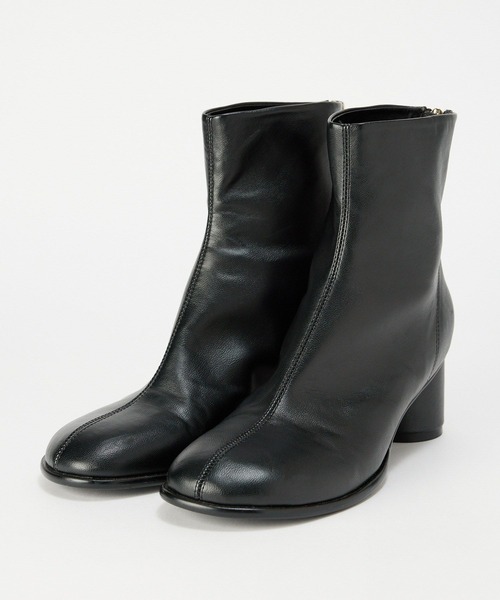 Mazell（マゼル）の「Mazell / ラウンドトゥヒールブーツ（ブーツ・レディース・ブラック/キャメル・S/LL/L/M）」の14枚目の写真