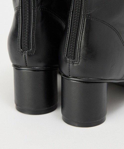 Mazell（マゼル）の「Mazell / ラウンドトゥヒールブーツ（ブーツ・レディース・ブラック/キャメル・S/LL/L/M）」の11枚目の写真