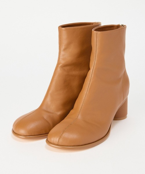 Mazell（マゼル）の「Mazell / ラウンドトゥヒールブーツ（ブーツ・レディース・ブラック/キャメル・S/LL/L/M）」の4枚目の写真