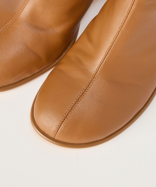 Mazell（マゼル）の「Mazell / ラウンドトゥヒールブーツ（ブーツ・レディース・ブラック/キャメル・S/LL/L/M）」の3枚目の写真