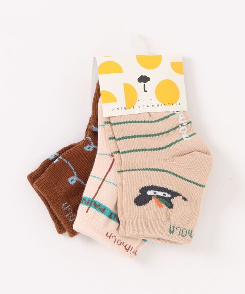 moimoln（モイモルン）の「【3点セット】マルチデザインソックス（ソックス/靴下・キッズ・ベージュ・14.0cm/12cm/10cm）」の7枚目の写真