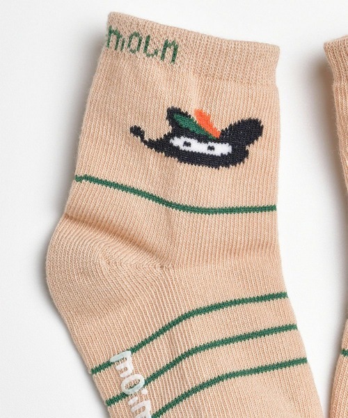 moimoln（モイモルン）の「【3点セット】マルチデザインソックス（ソックス/靴下・キッズ・ベージュ・14.0cm/12cm/10cm）」の3枚目の写真