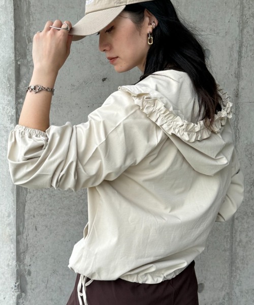 フードフリルブルゾン（ブルゾン）｜deux amour（ドゥーザムール）の