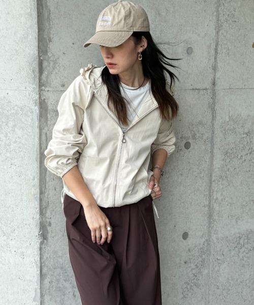 deux amour（ドゥーザムール）の「フードフリルブルゾン（ブルゾン・レディース・ブラック/ベージュ・M～Ｌ）」の11枚目の写真