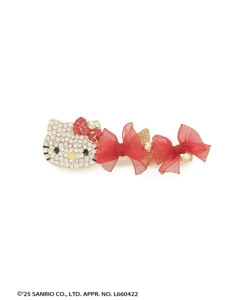 SNIDEL（スナイデル）の「【HELLO KITTY】ヘアピンセット（その他ヘアアクセサリー・レディース・ブルー/レッド・F）」の4枚目の写真