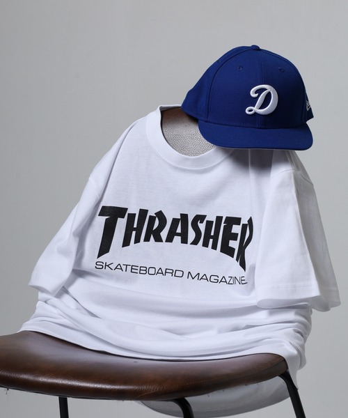 THRASHER(スラッシャー)の「THRASHER 5.6oz Gonz Art FLAME MAG LOGO マークゴンザレス フレイム マグロゴ 半袖フロントプリントTシャツ(Tシャツ/カットソー・メンズ・バーガンディー/レッド系その他/ブラック系その他3/ブラック系その他2/ブラック/グレー/グリーン系その他/ホワイト系その他/グリーン/ホワイト・M/L/XL/S)」の2枚目の写真