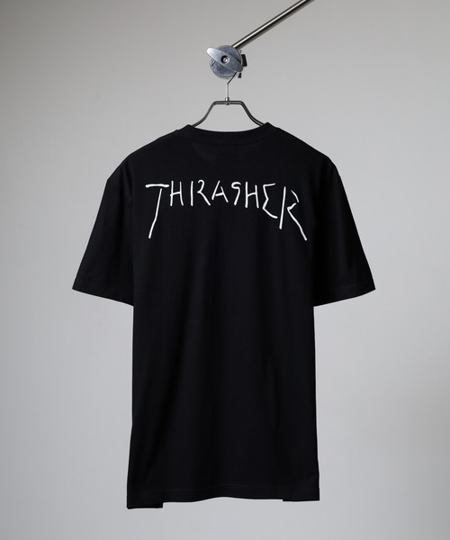 THRASHER(スラッシャー)の「THRASHER 5.6oz Gonz Art FLAME MAG LOGO マークゴンザレス フレイム マグロゴ 半袖フロントプリントTシャツ(Tシャツ/カットソー・メンズ・バーガンディー/レッド系その他/ブラック系その他3/ブラック系その他2/ブラック/グレー/グリーン系その他/ホワイト系その他/グリーン/ホワイト・M/L/XL/S)」の22枚目の写真