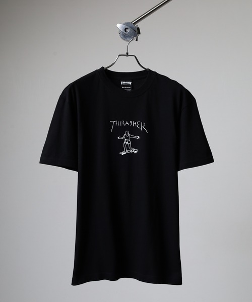 THRASHER(スラッシャー)の「THRASHER 5.6oz Gonz Art FLAME MAG LOGO マークゴンザレス フレイム マグロゴ 半袖フロントプリントTシャツ(Tシャツ/カットソー・メンズ・バーガンディー/レッド系その他/ブラック系その他3/ブラック系その他2/ブラック/グレー/グリーン系その他/ホワイト系その他/グリーン/ホワイト・M/L/XL/S)」の21枚目の写真